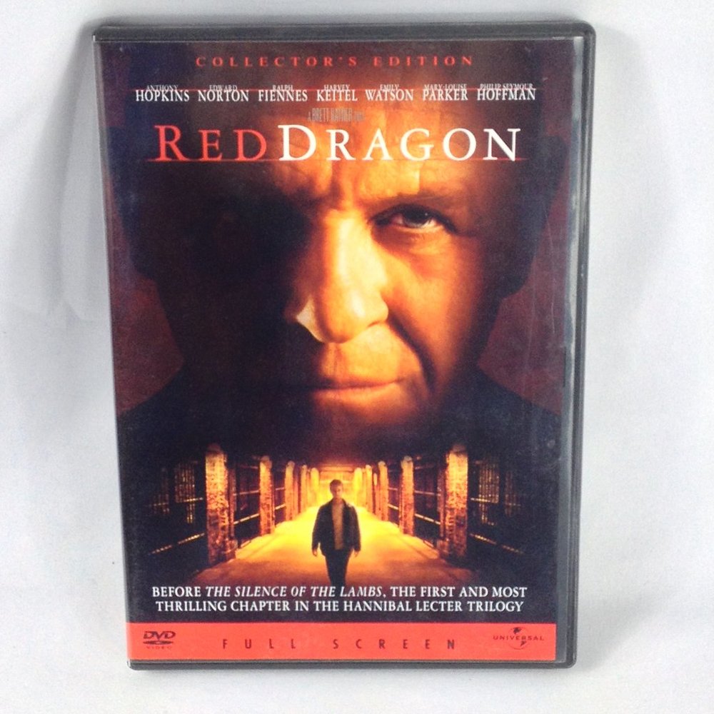 Red Dragon - 2002 - Anthony Hopkins - Rated R - DVD - Used